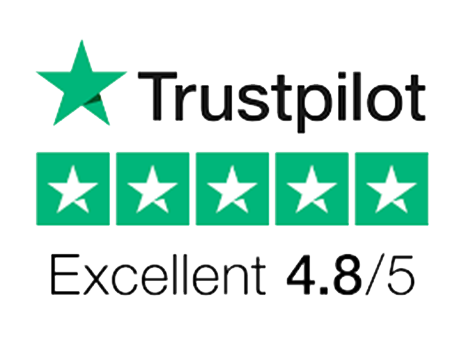 Trustpilot Excellent 4.8 out of 5
